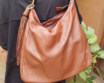 Brown leather Bag, italian leathe Bag, Brown purse, Unique design, Brown leather bag, soft leather handbag, Brown Shoulder Bag, Leather bag