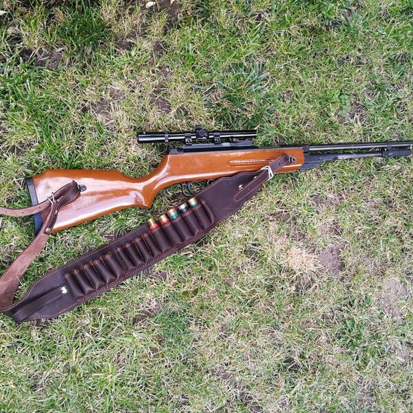 Gun Sling for Rifle or Shotgun, Hand Made Leather, Hunting rifle sling, Best rifle sling, Custom gun slings, Hunting sling, Brown