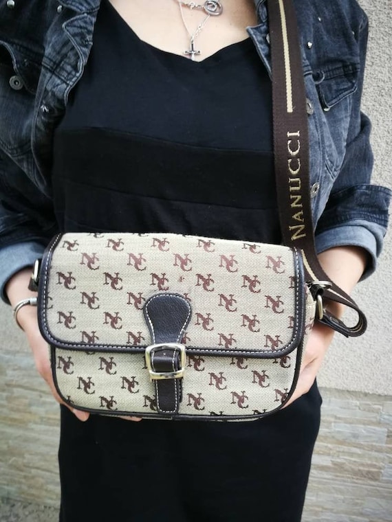Beige and brown Messenger & Shoulder Bags Women's