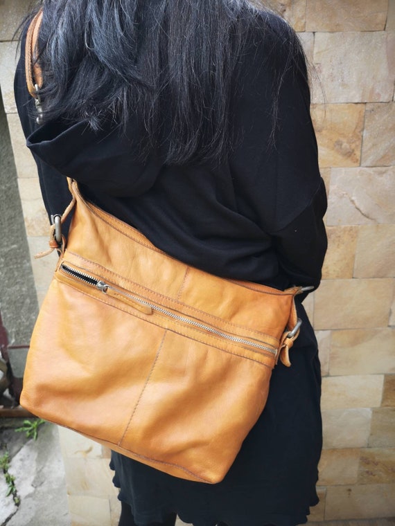 vintage leather bag