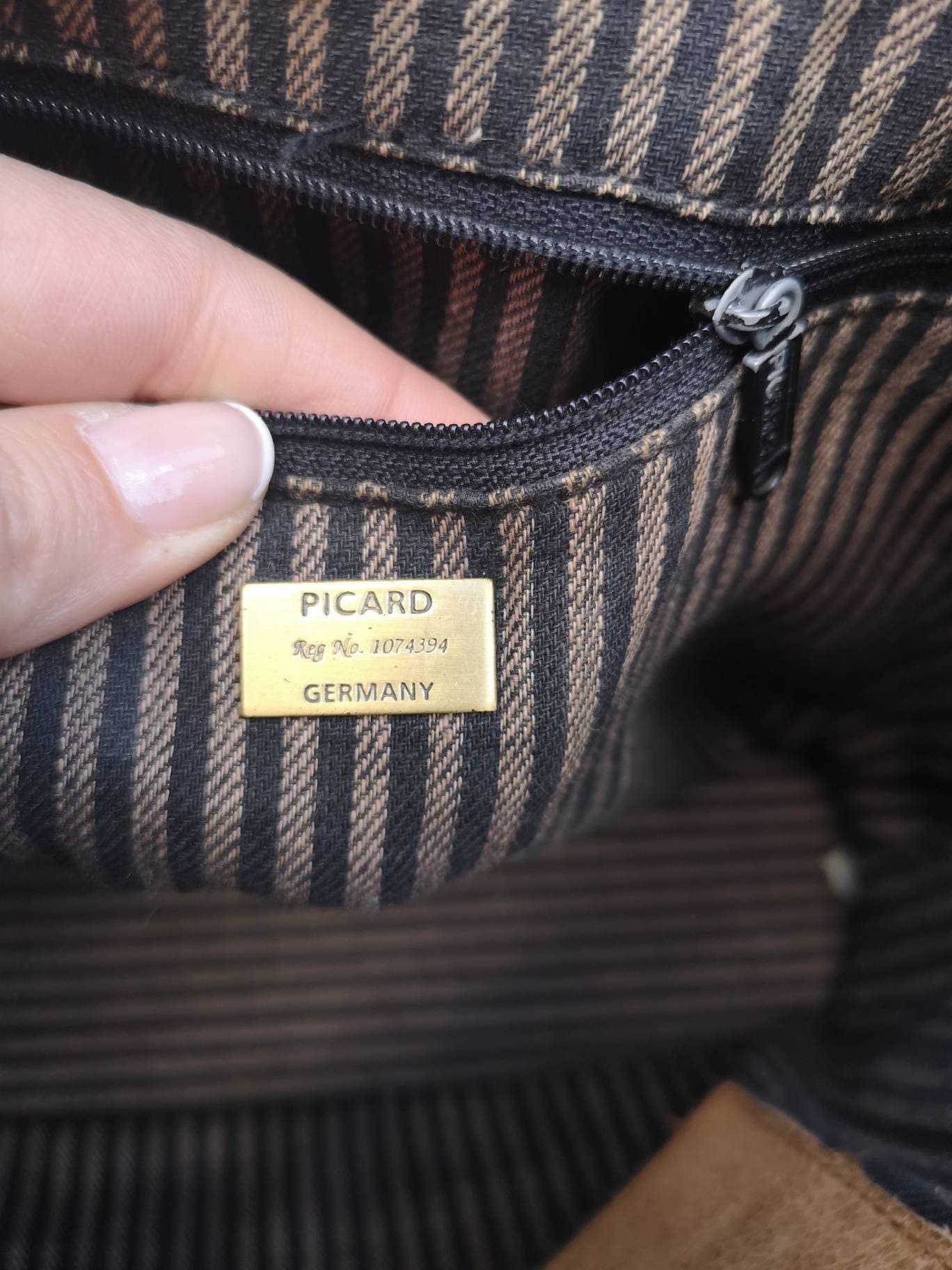 Picard Genuine Leather Shoulder Bag Vintage Leather Shoulder 