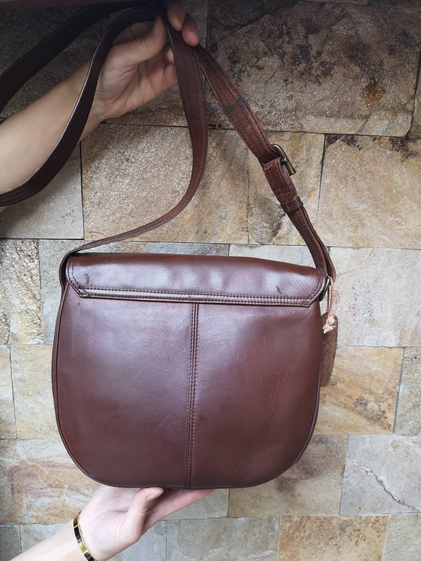 Picard Rhone Ladies Leather Small Sling Bag (Taupe)