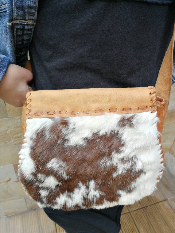 rabbit fur bag