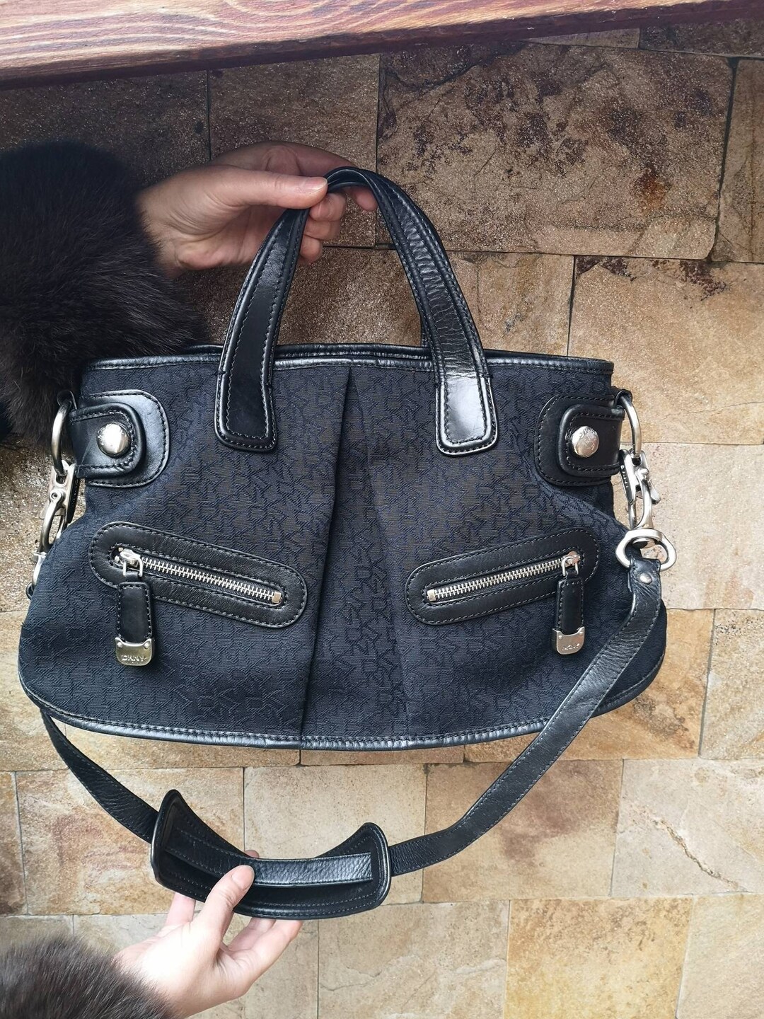 バッグ Girls Don't Cry fake leather 2 way bag Girls Don't Cry fake leather 2 way bag