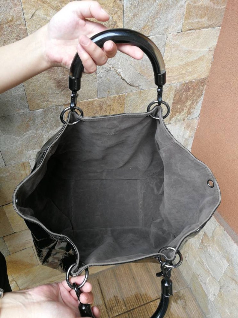 Large bag Unique Handbag Ladies Purse Tote Bag zara bag zara tote large vintage black and gray tote bag shopper Vintage two side bag