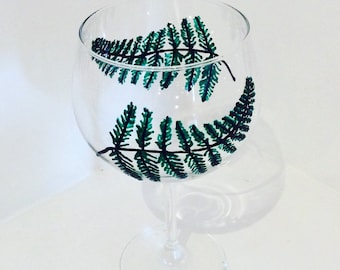 Fern gin glass