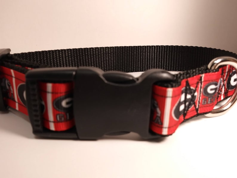 University of Bulldogs Dog Collar Adjustable Nylon Etsy