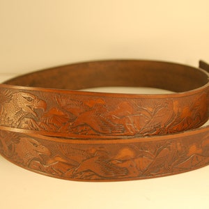 Double Eagle Embossed Belt
