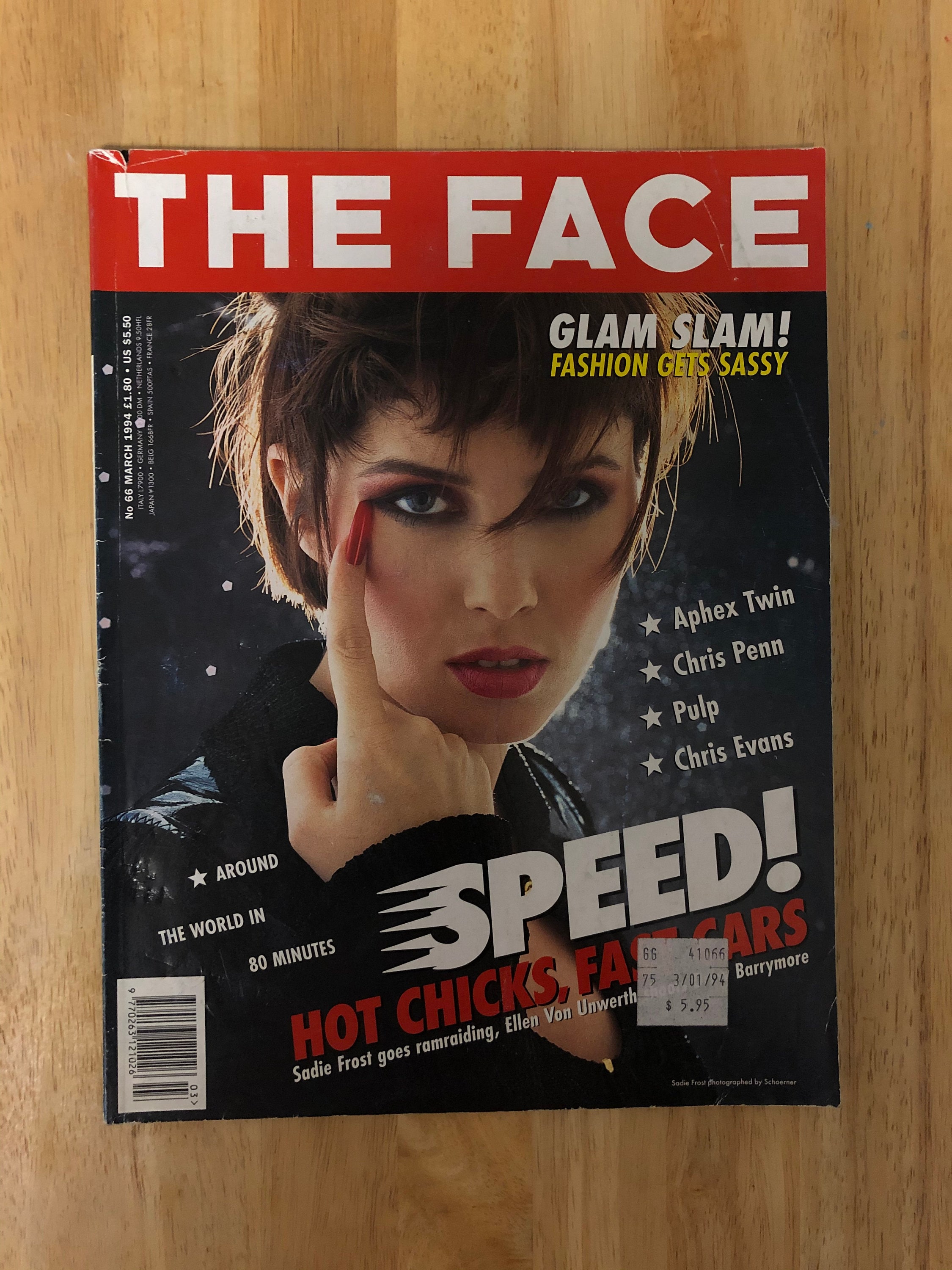 THE FACE Magazine Volume 2 Number 66 Aphex Twin Pulp Chris Evans