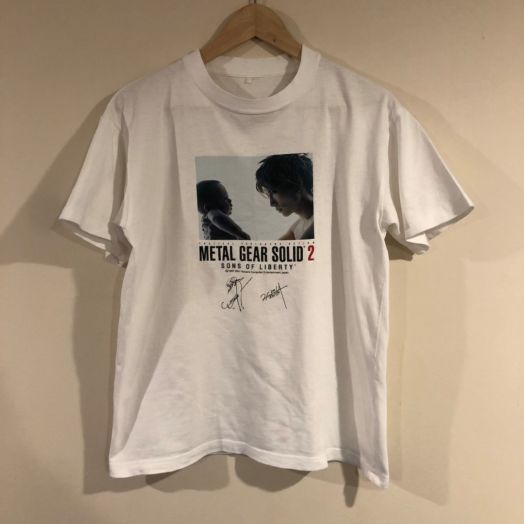 100% Authentic Metal Gear Solid 2 GACKT Promo T-shirt