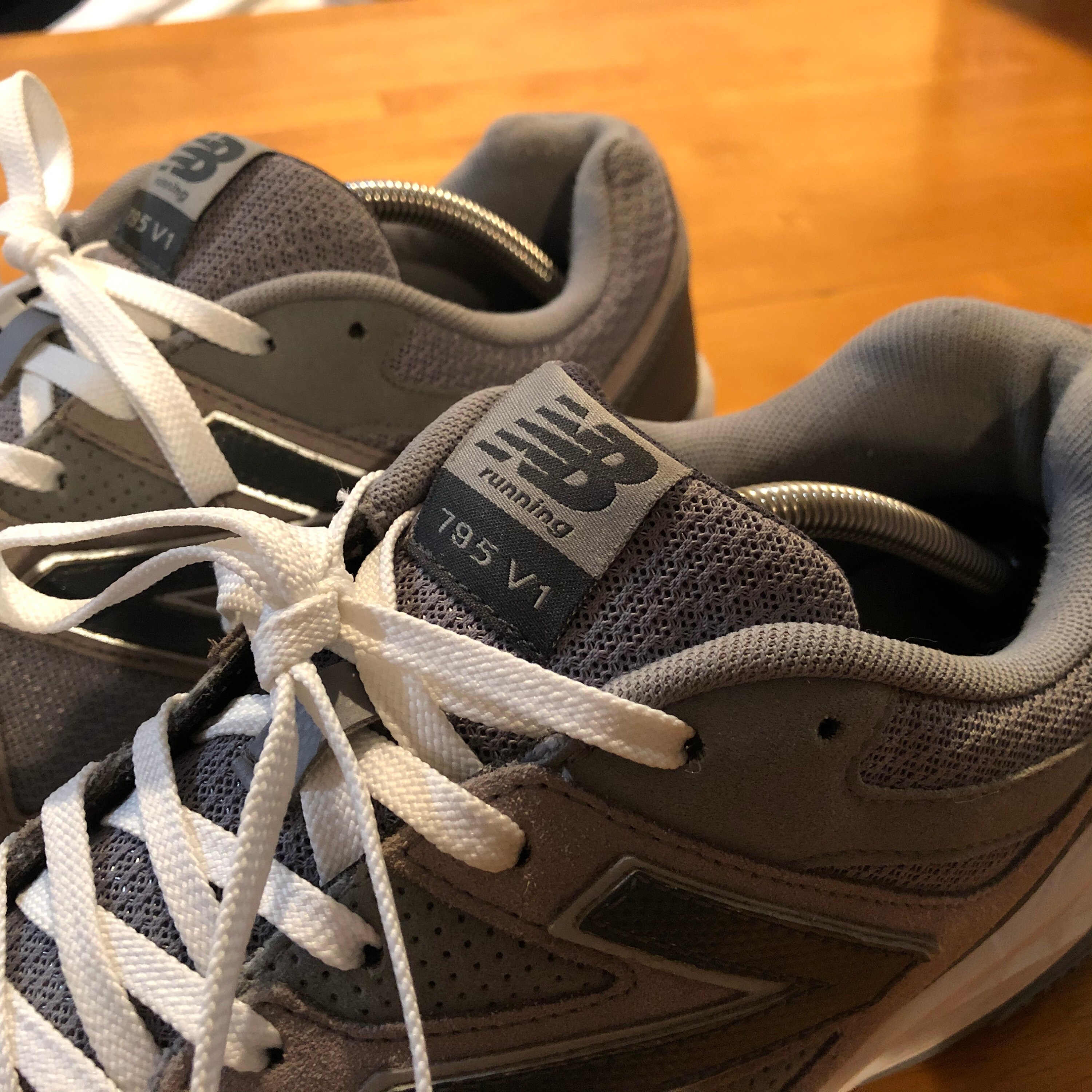 New Balance 795 V1 Grey / White Size 12 US Men's Suede | Etsy