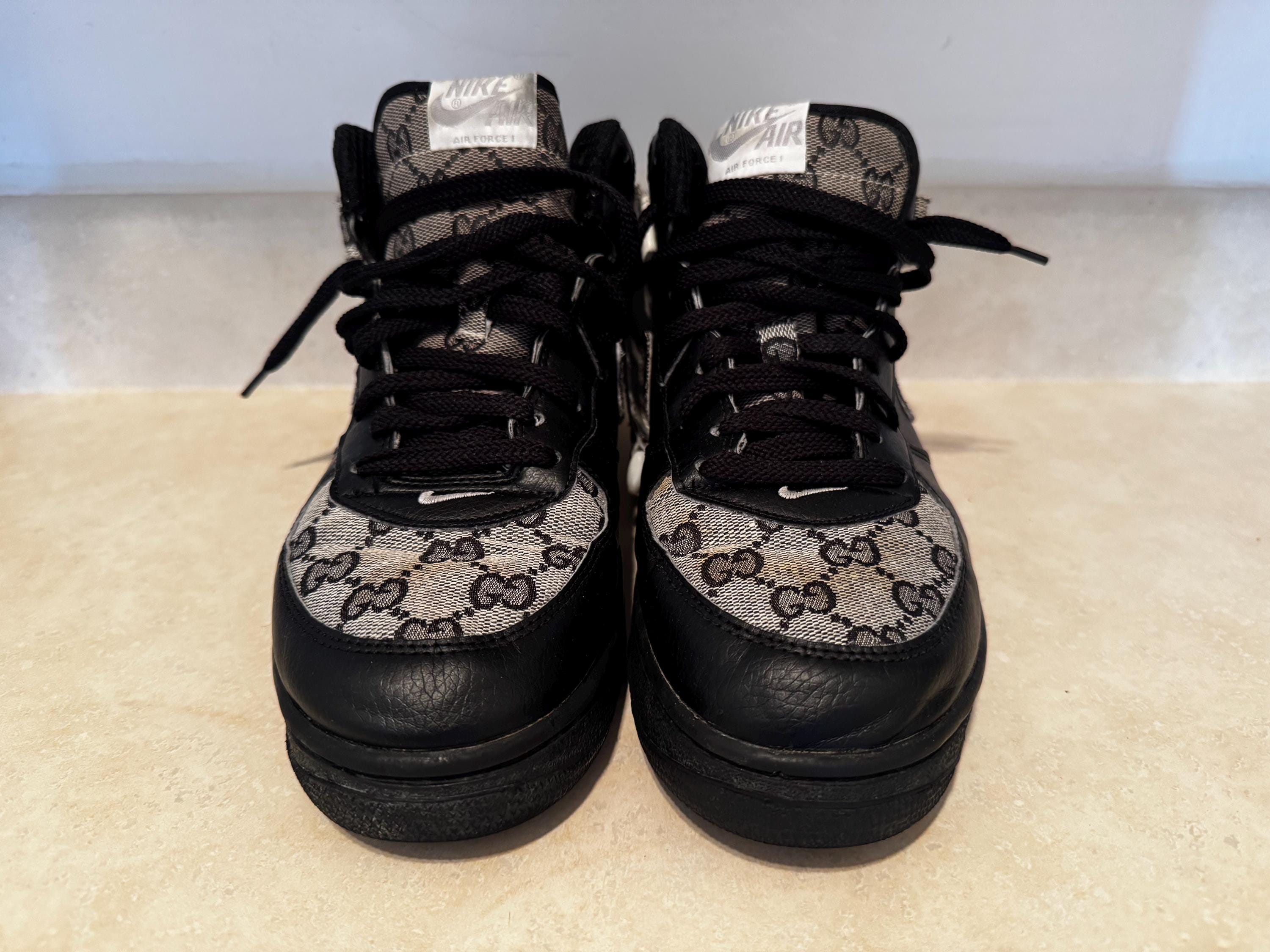 gucci air force 1 black