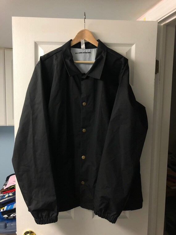 MASSIVE ATTACK Coaches Jacket Size XL Mezzanine XX