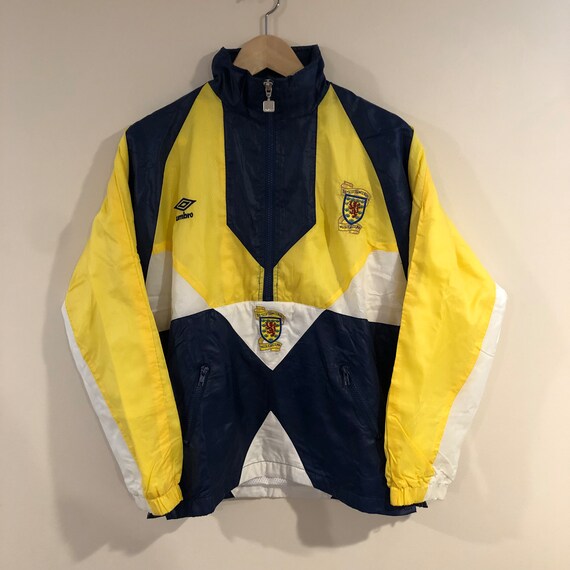 1990-92 UMBRO Scotland Football Association Half-Zip Jacket - Etsy ...