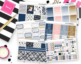 Plum Paper or Mambi Happy Planner Weekend Getaway Collection Weekly Kit Planner Stickers for Erin Condren Life Planner K1011