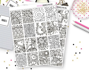 coloring stickers etsy