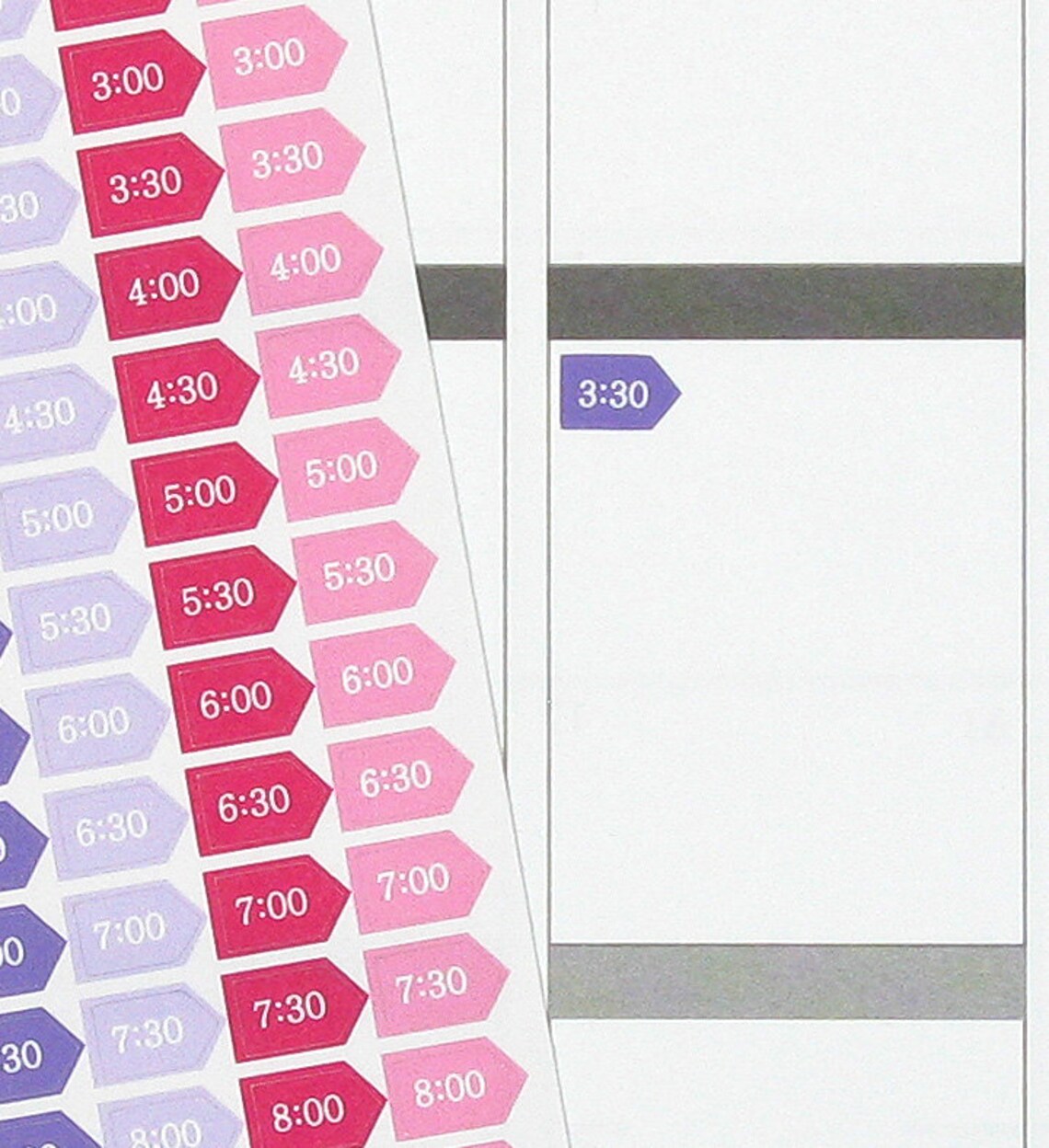 336 Appointment Time Stickers for Erin Condren Life Planner, Plum Paper ...