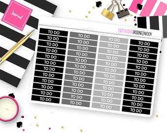 48 Neutral Header Planner Stickers for Erin Condren Life Planner, Plum Paper or Mambi Happy Planner || N1004-1006