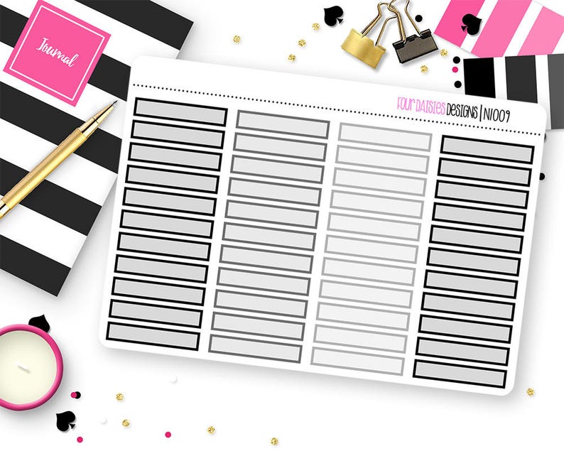 44 Neutral Mini Event Planner Stickers for Erin Condren Life Planner, Plum Paper or Mambi Happy Planner N1009 image 1