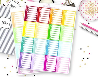 16 To Clean Sidebar Trackers for Erin Condren Life Planner, Plum Paper or Mambi Happy Planner || 5007