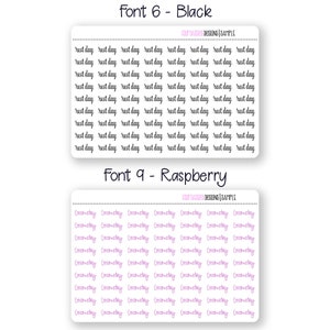 Custom Text Planner Stickers for Erin Condren Life Planner, Plum Paper ...