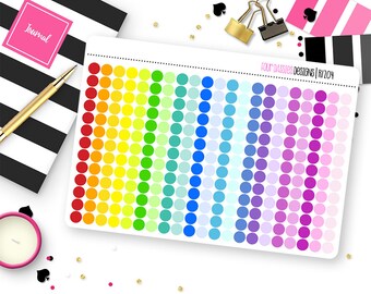 273 Tiny Dot Stickers for Erin Condren Life Planner, Plum Paper or Mambi Happy Planners || R1204