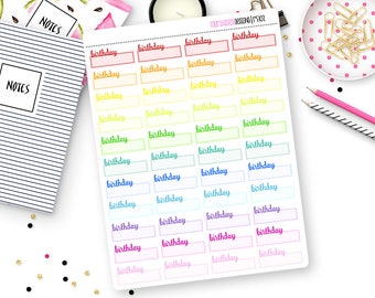 Custom Color Event Stickers for Erin Condren Life Planner, Plum Paper or Mambi Happy Planners
