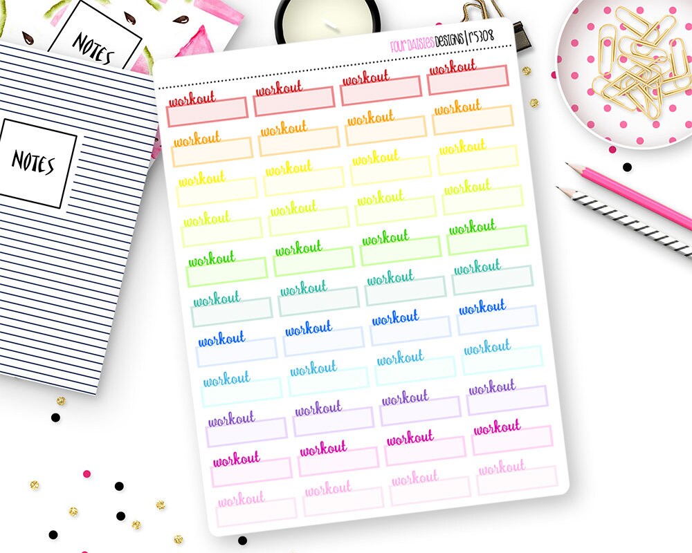 Custom Color Event Stickers for Erin Condren Life Planner, Plum Paper ...