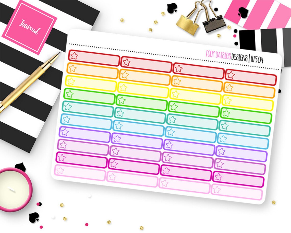 40 Monthly Event Star Planner Stickers for Erin Condren Life Planner ...