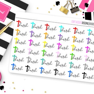 36 Church Planner Stickers for Erin Condren Life Planner, Plum Paper or Mambi Happy Planner || E1006