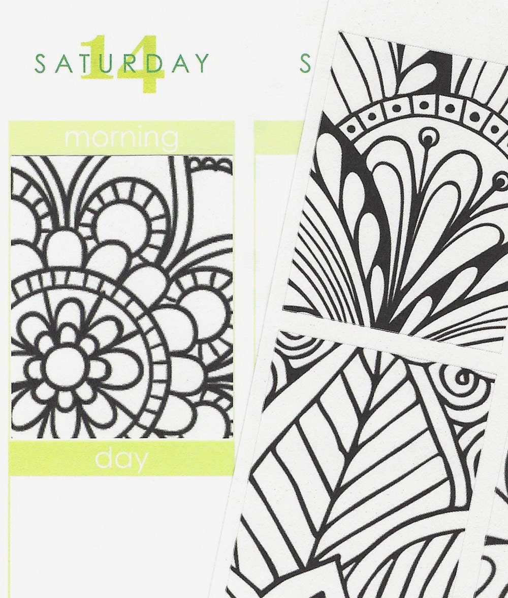 16 Coloring Box Stickers for Erin Condren Life Planner, Plum Paper ...