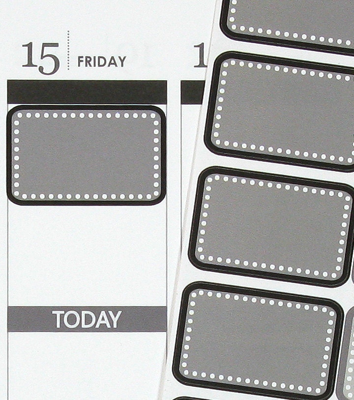 16 Neutral Half Box Planner Stickers for Erin Condren Life Planner ...