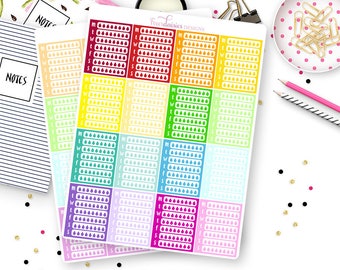 16 Hydrate Sidebar Planner Stickers for Erin Condren Life Planner, Plum Paper or Mambi Happy Planner