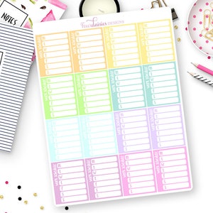 16 Work Schedule Sidebar Trackers for Erin Condren Life Planner, Plum Paper or Mambi Happy Planners 5009 image 3