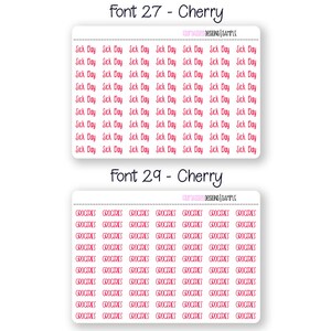 Custom Text Planner Stickers for Erin Condren Life Planner, Plum Paper ...