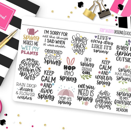 Nurses Quotes Planner Stickers for Erin Condren Life Planner Etsy