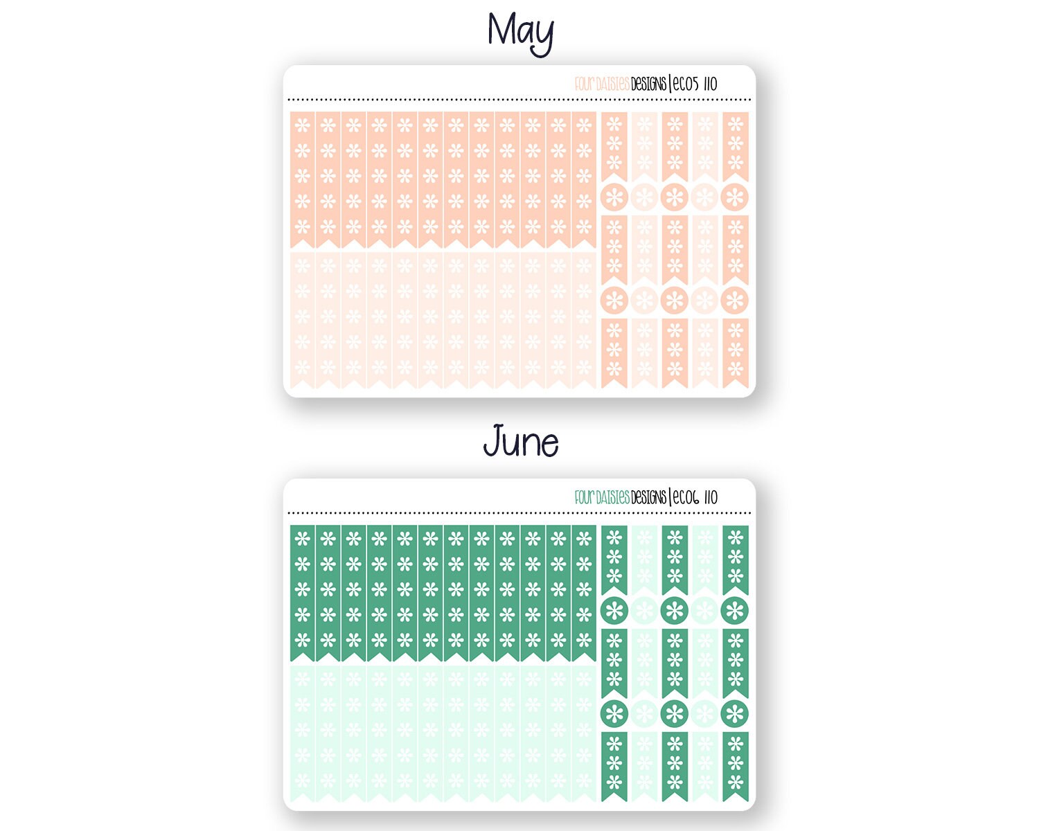 EC Checklist Planner Stickers for Erin Condren Life Planner, Plum Paper ...