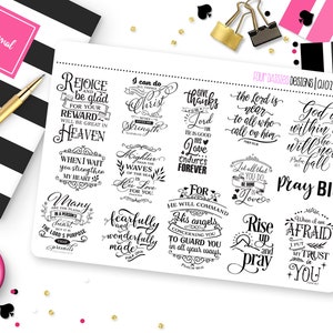 Bible Planner Stickers Designed for Erin Condren Vertical Life Planner