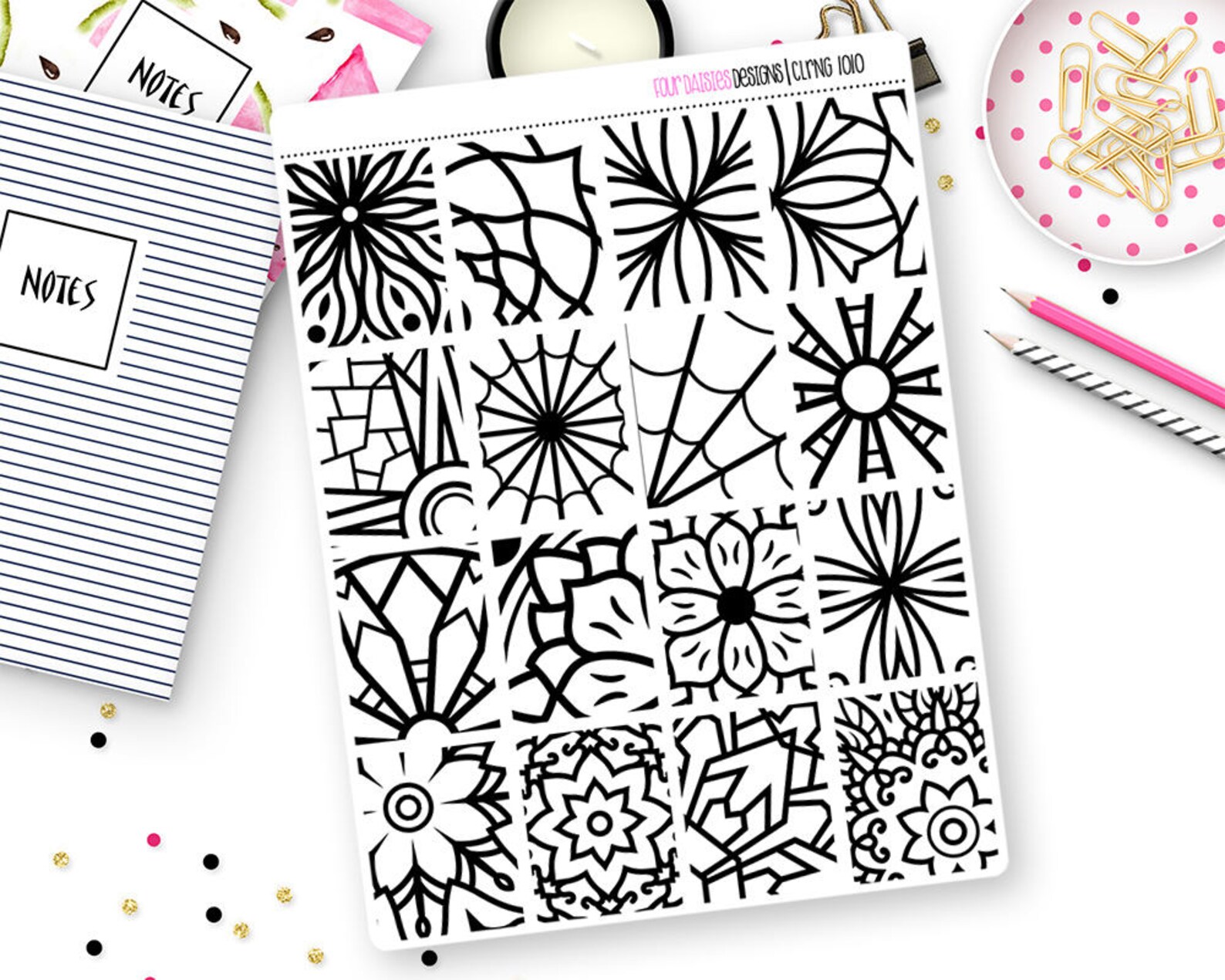 16 Coloring Box Planner Stickers for Erin Condren Life | Etsy