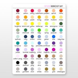 Custom Text/color Habit Tracker Stickers for Erin Condren Life Planner ...