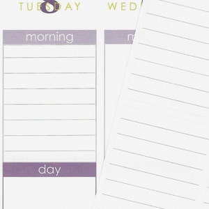 16 Lined Full Box Stickers for Erin Condren Life Planner, Plum Paper or ...