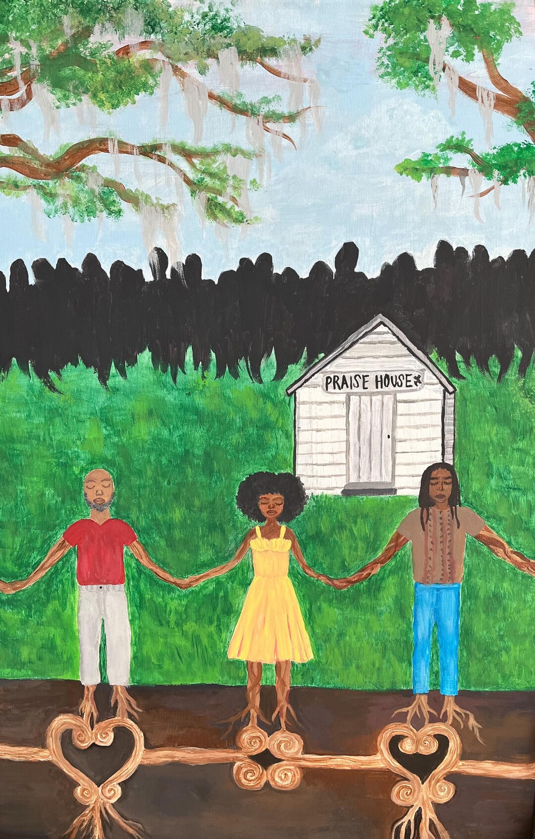 Gullah Geechee Art Print, South Carolina Gift, Black Art Print, Black ...