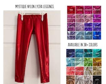 Leggings - Mystique Nylon Spandex - 2T, 3T, Girls 4 to 16
