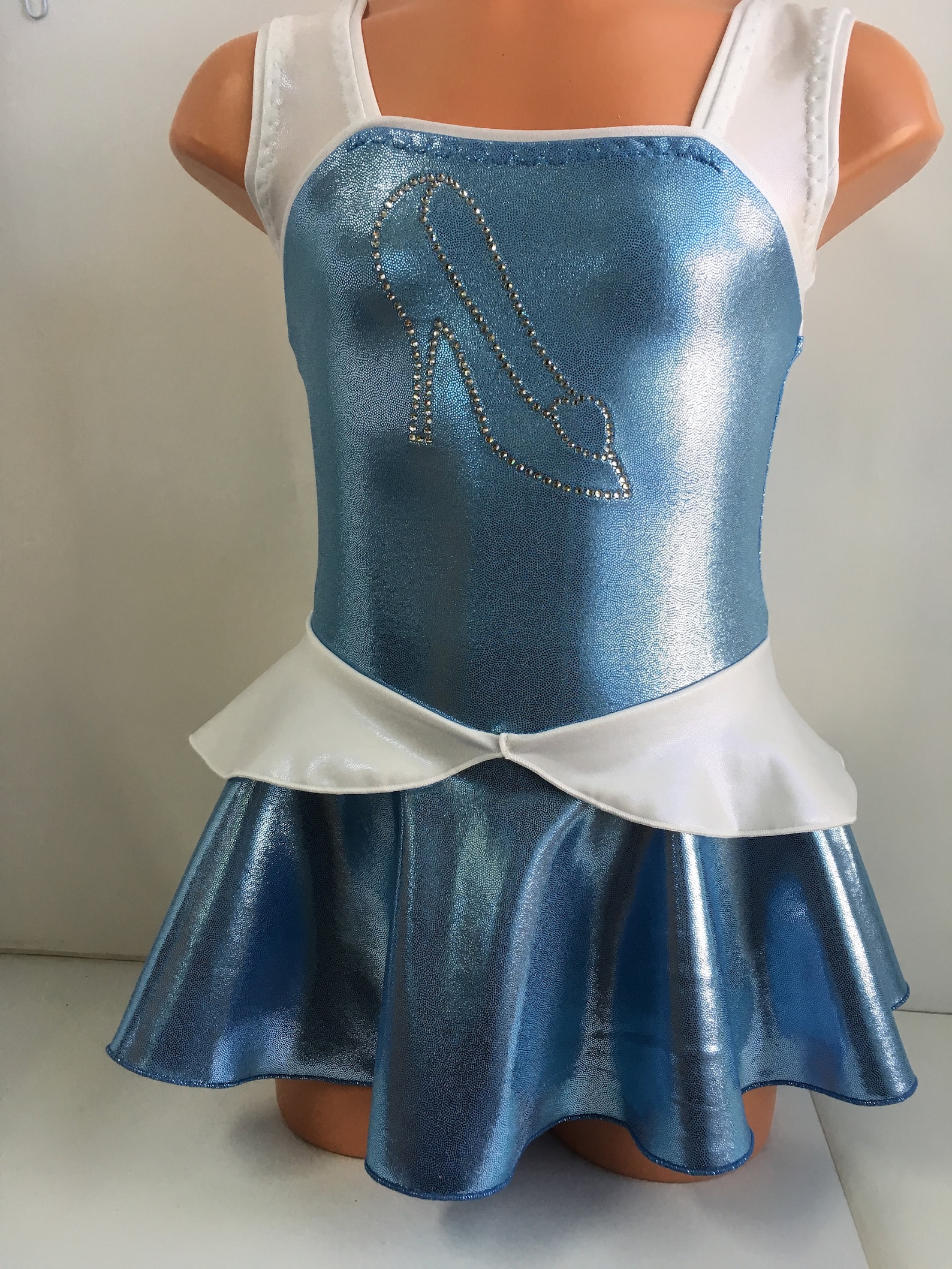 Cinderella Leotard With Skirt Gymnastics Leotard Dance Etsy