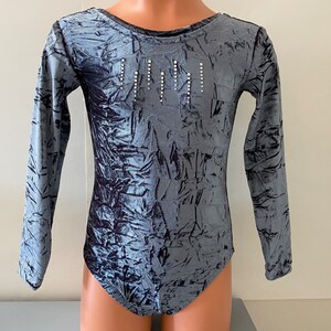 Long Sleeve Velvet Leotard for Gymnastics or Dance - Available in 17 Colors - Sizes: 2T, 3T, Girls 4 - 16, Adult XS - XL