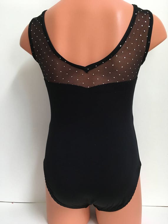 3t black leotard