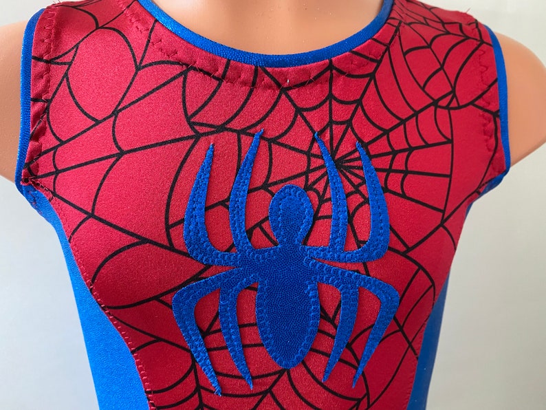 Spiderman Themed Leotard for Gymnastics or Dance Size 2T Etsy Ireland