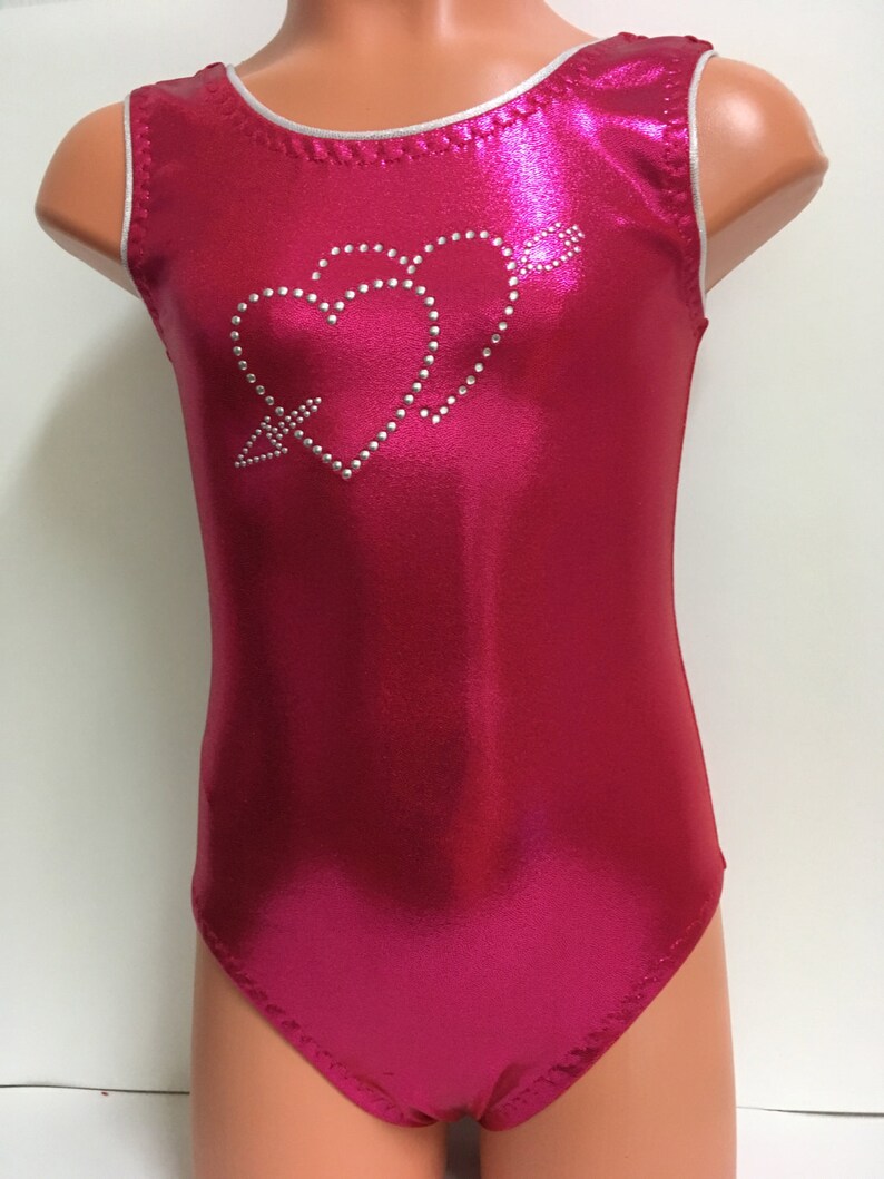 XL Girls Dance Leotard for Valentine/'s Day 3T Girls Gymnastic Leotard Sizes: 2T Choose from 4 colors Girls 4-16 Adult XS