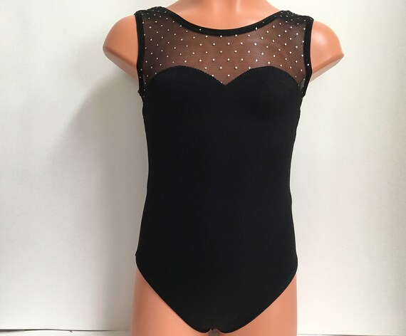 3t black leotard
