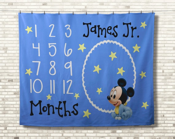 disney baby milestone blanket